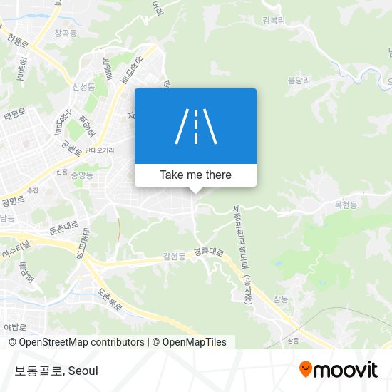 보통골로 map