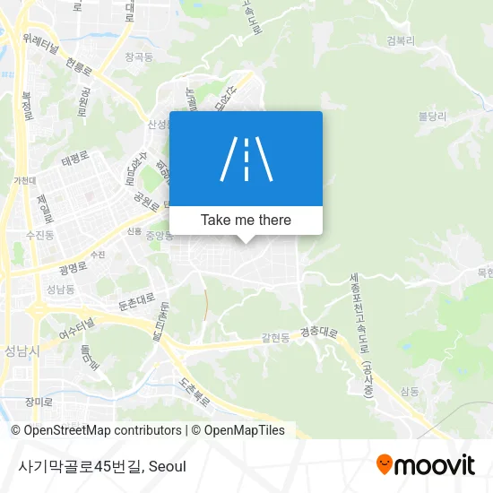 사기막골로45번길 map