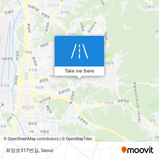 희망로317번길 map