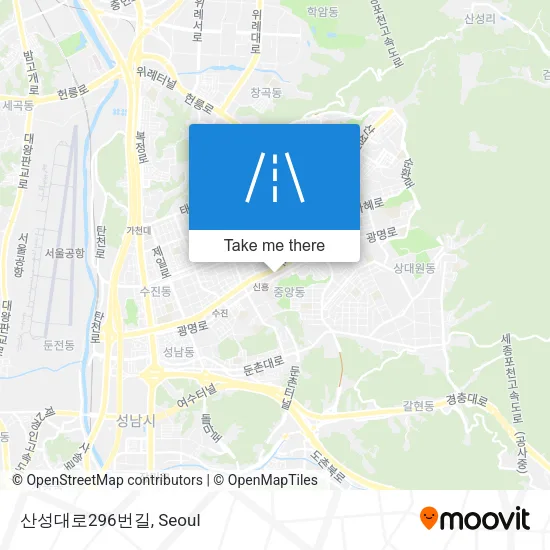 산성대로296번길 map