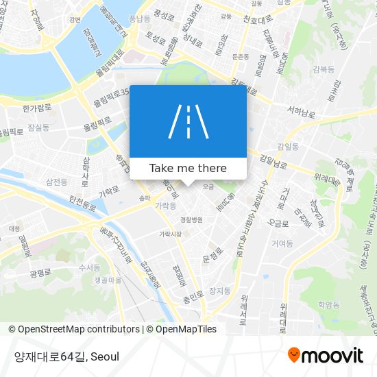 양재대로64길 map