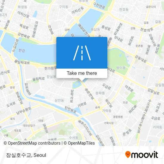 잠실호수교 map