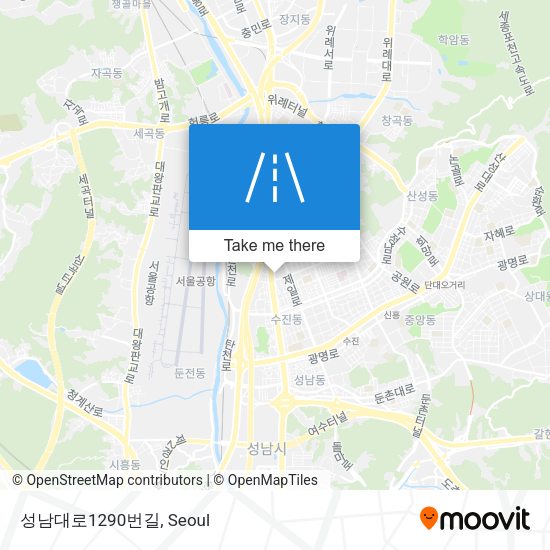 성남대로1290번길 map