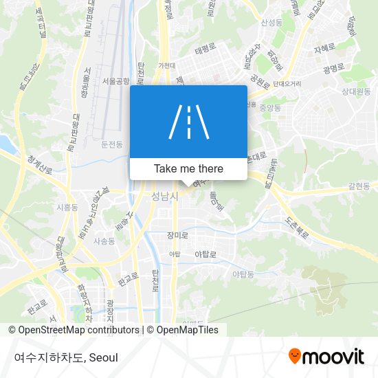 여수지하차도 map