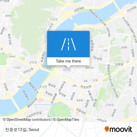 천중로12길 map