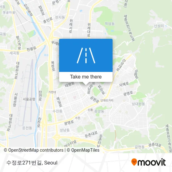 수정로271번길 map