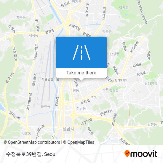 수정북로39번길 map