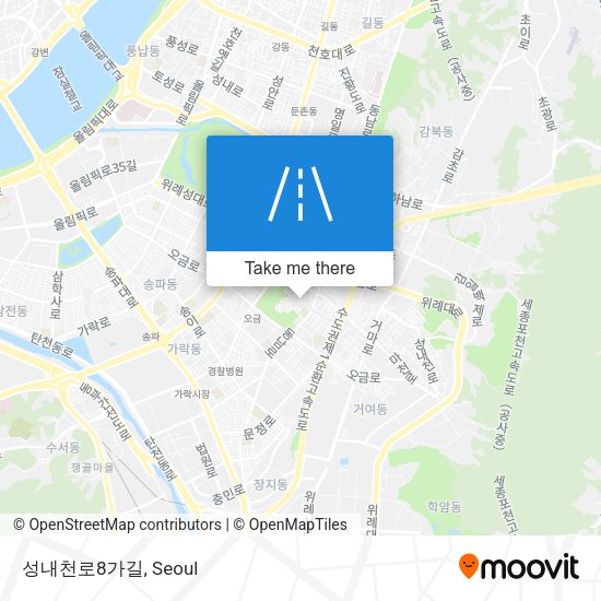 성내천로8가길 map