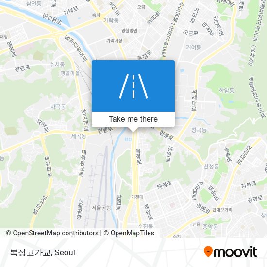 복정고가교 map
