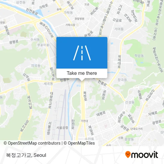 복정고가교 map