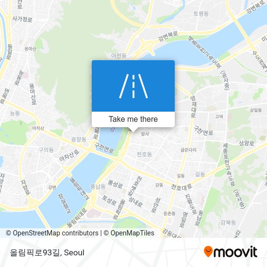 올림픽로93길 map