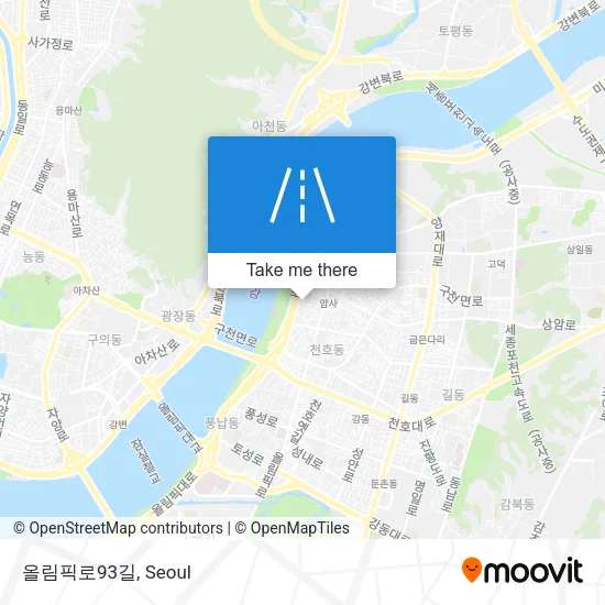 올림픽로93길 map