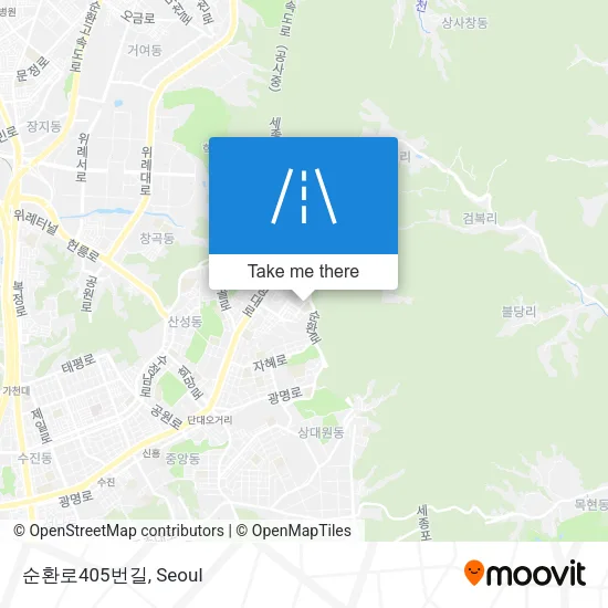순환로405번길 map