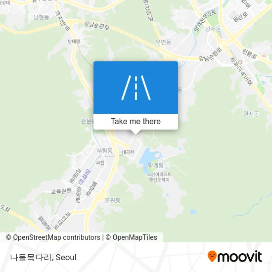 나들목다리 map