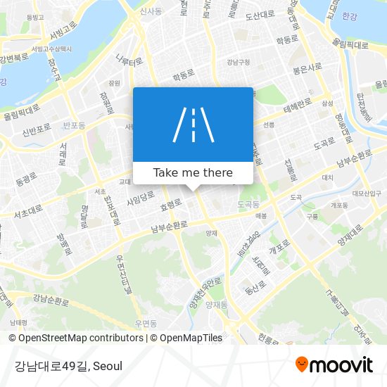 강남대로49길 map