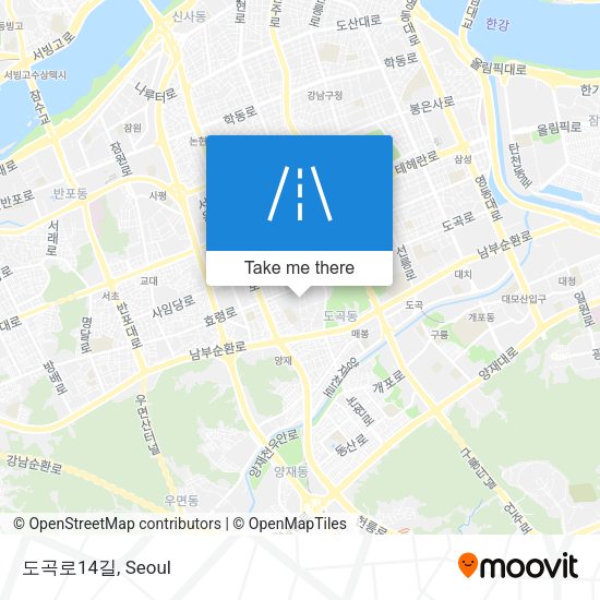 도곡로14길 map