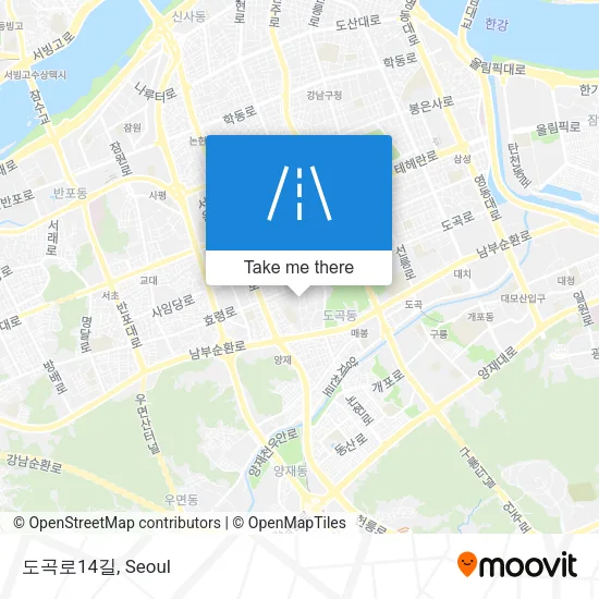 도곡로14길 map