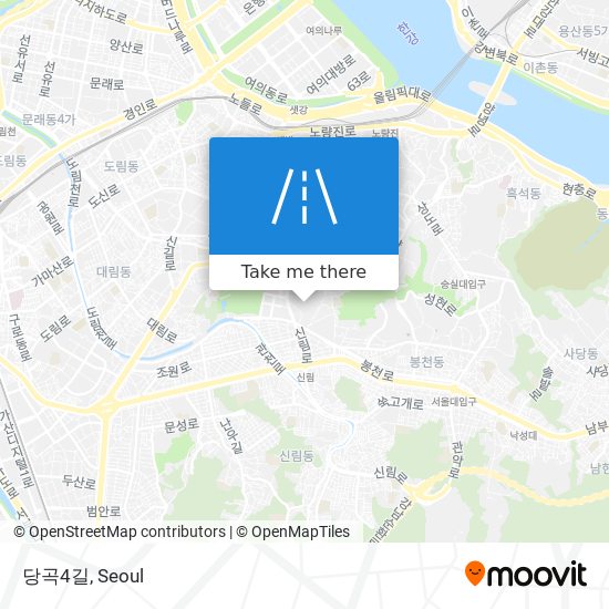 당곡4길 map