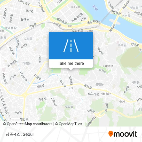 당곡4길 map