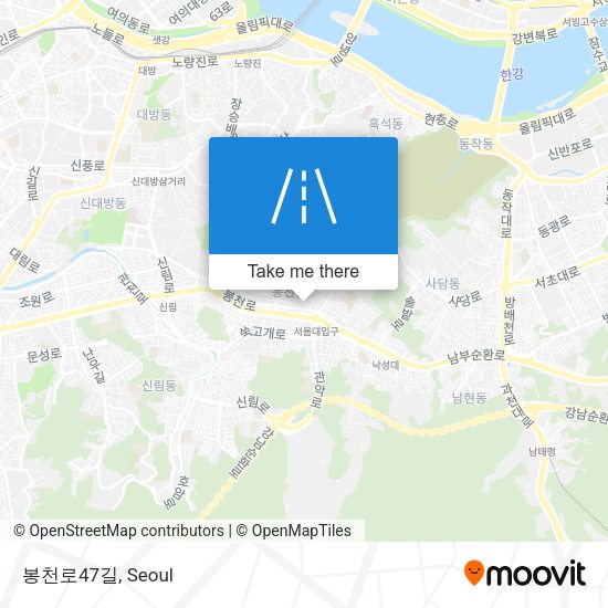 봉천로47길 map