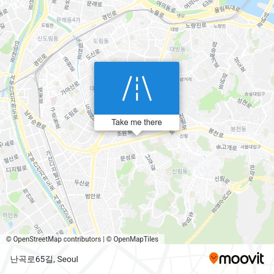 난곡로65길 map