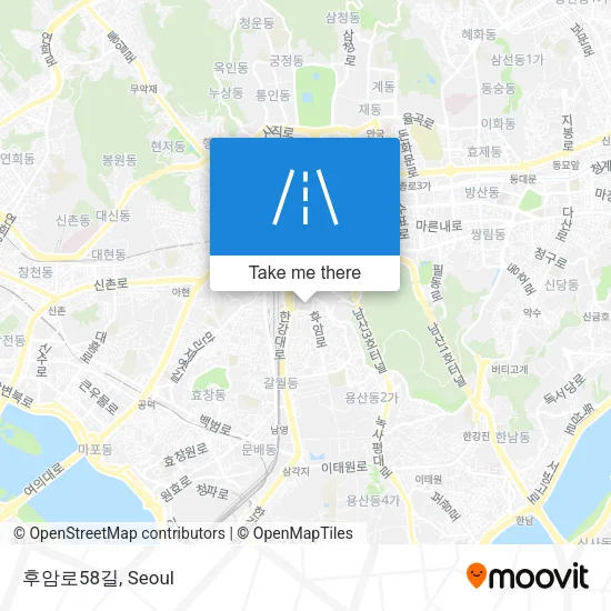 후암로58길 map