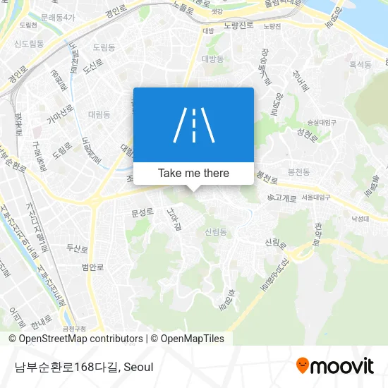 남부순환로168다길 map