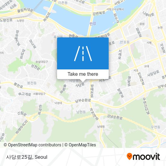 사당로25길 map