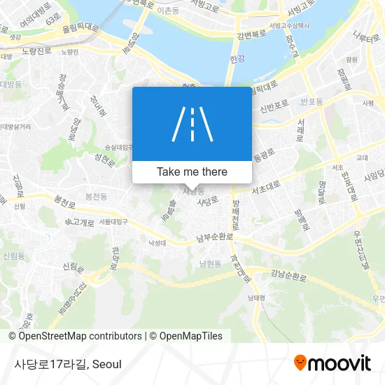 사당로17라길 map