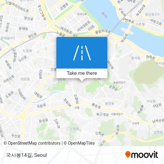 국사봉14길 map