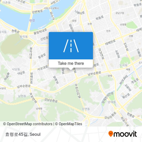 효령로45길 map