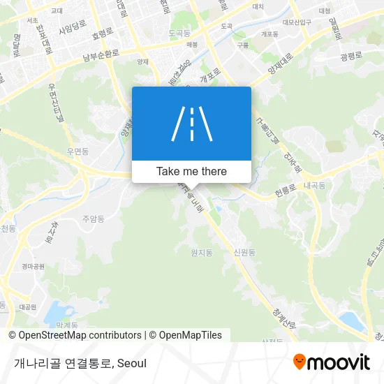 개나리골 연결통로 map