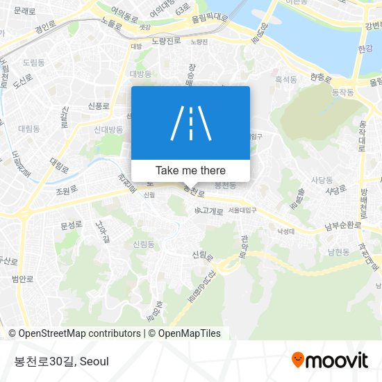 봉천로30길 map