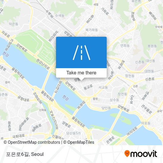 포은로6길 map
