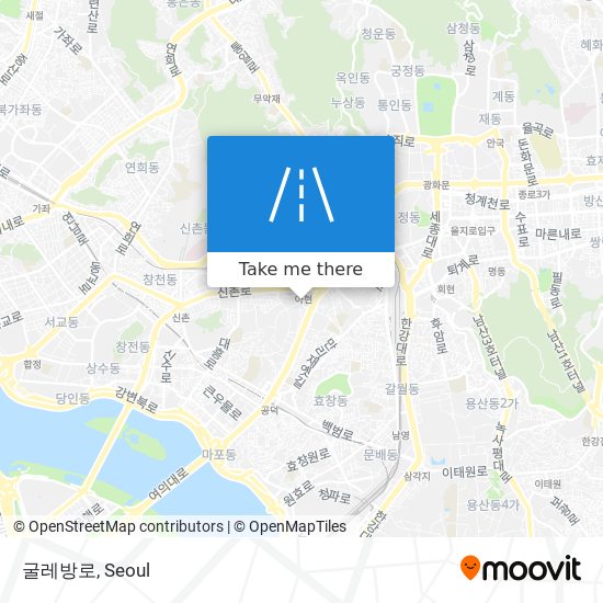 굴레방로 map