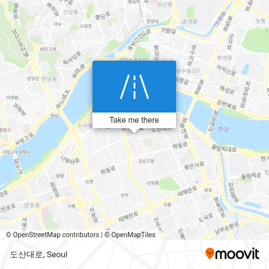 도산대로 map