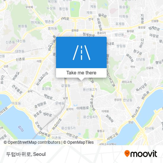 두텁바위로 map