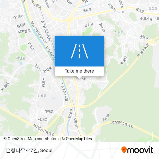 은행나무로7길 map