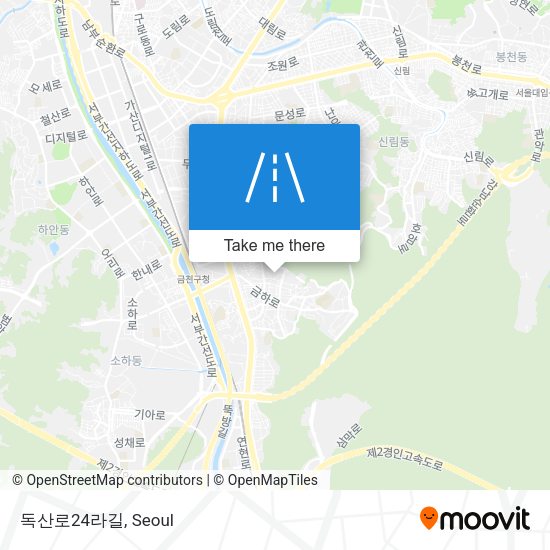 독산로24라길 map