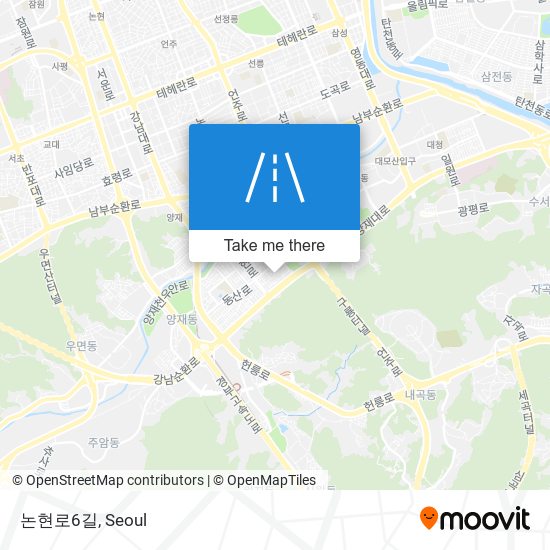 논현로6길 map