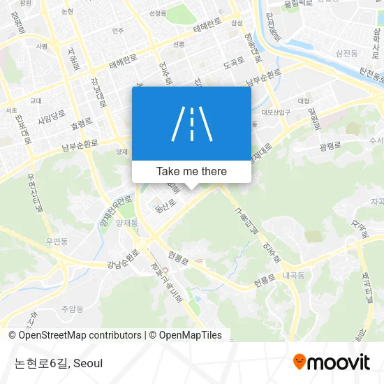 논현로6길 map