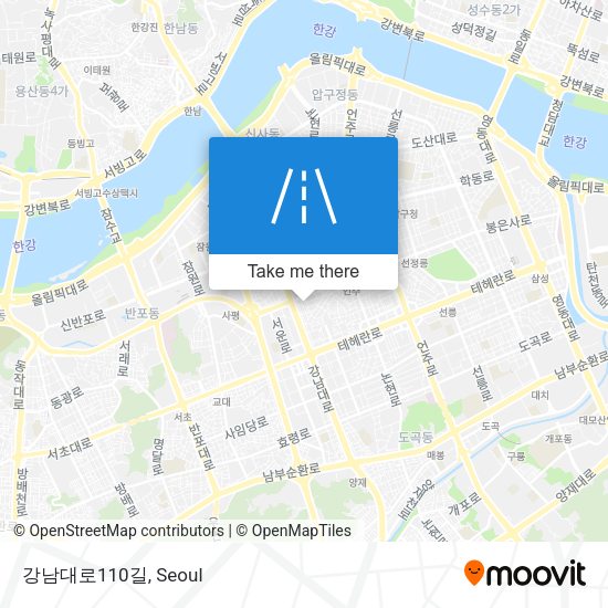 강남대로110길 map