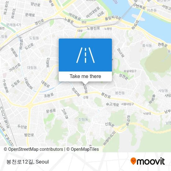 봉천로12길 map
