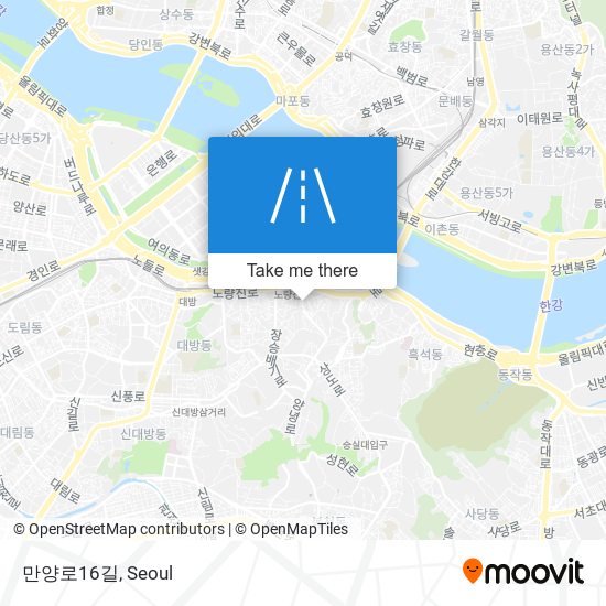 만양로16길 map