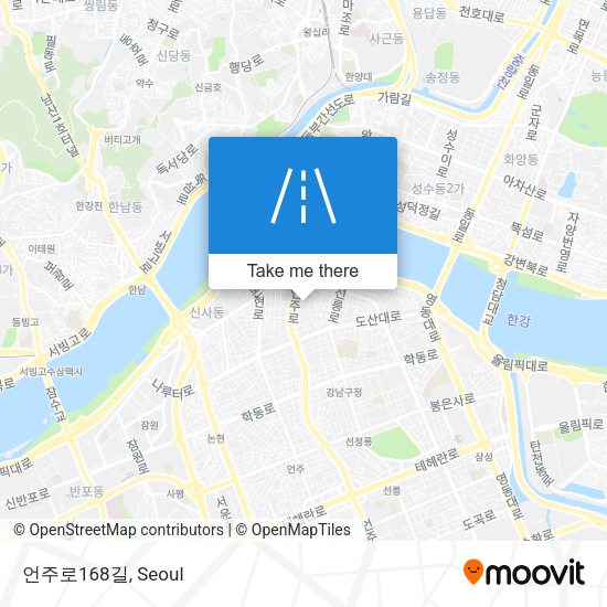 언주로168길 map