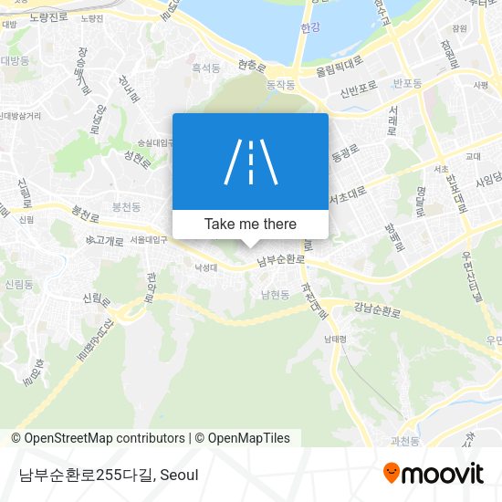 남부순환로255다길 map