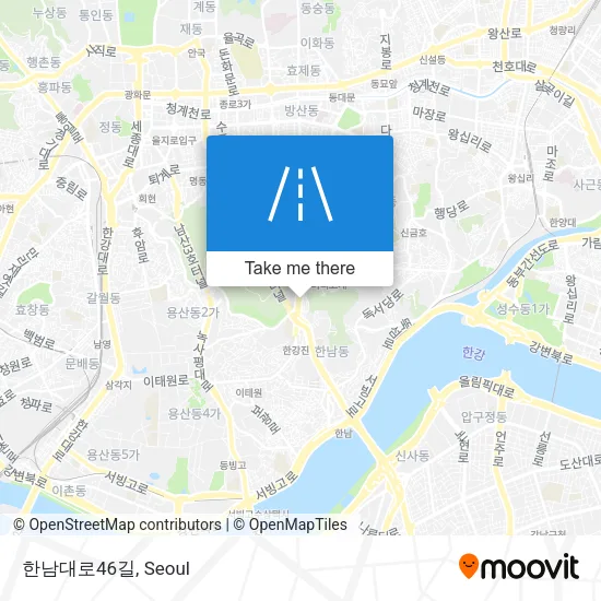 한남대로46길 map