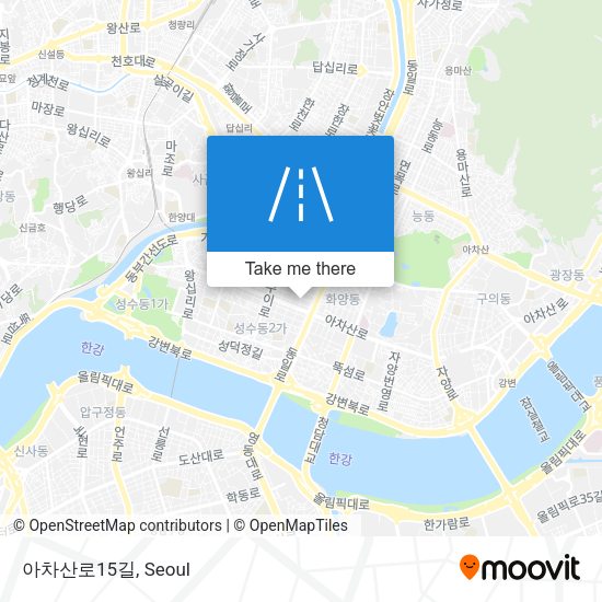 아차산로15길 map