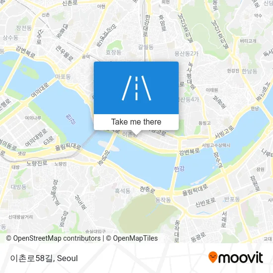 이촌로58길 map
