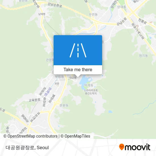 대공원광장로 map